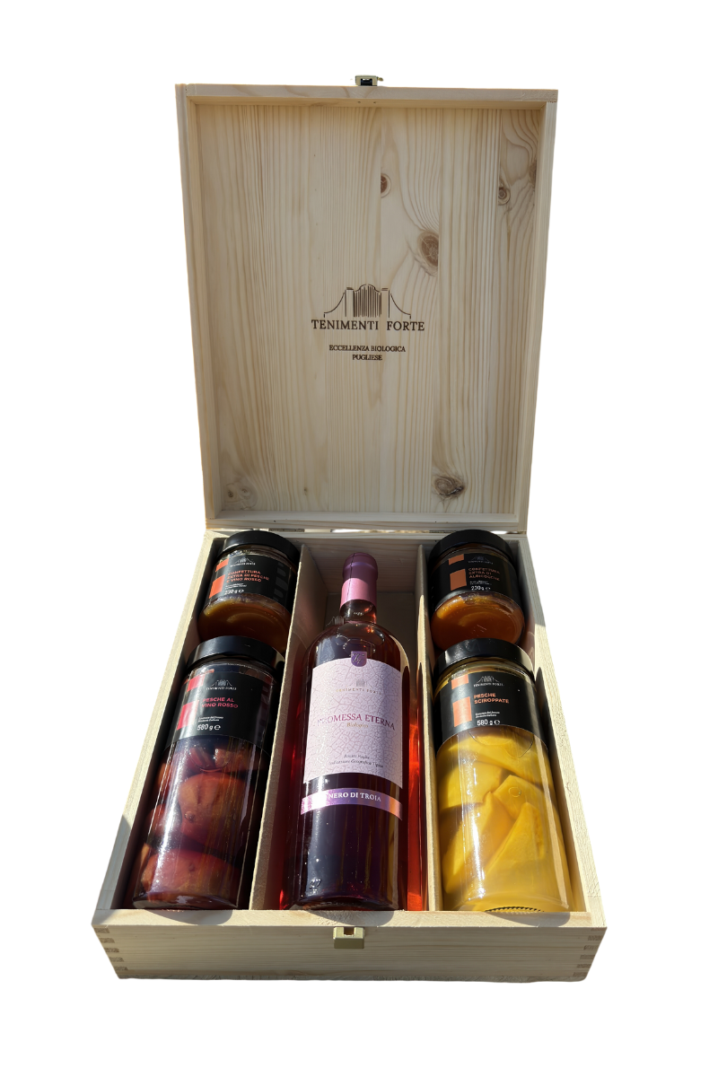 BOX Regalo in Legno - Sapori della Terra