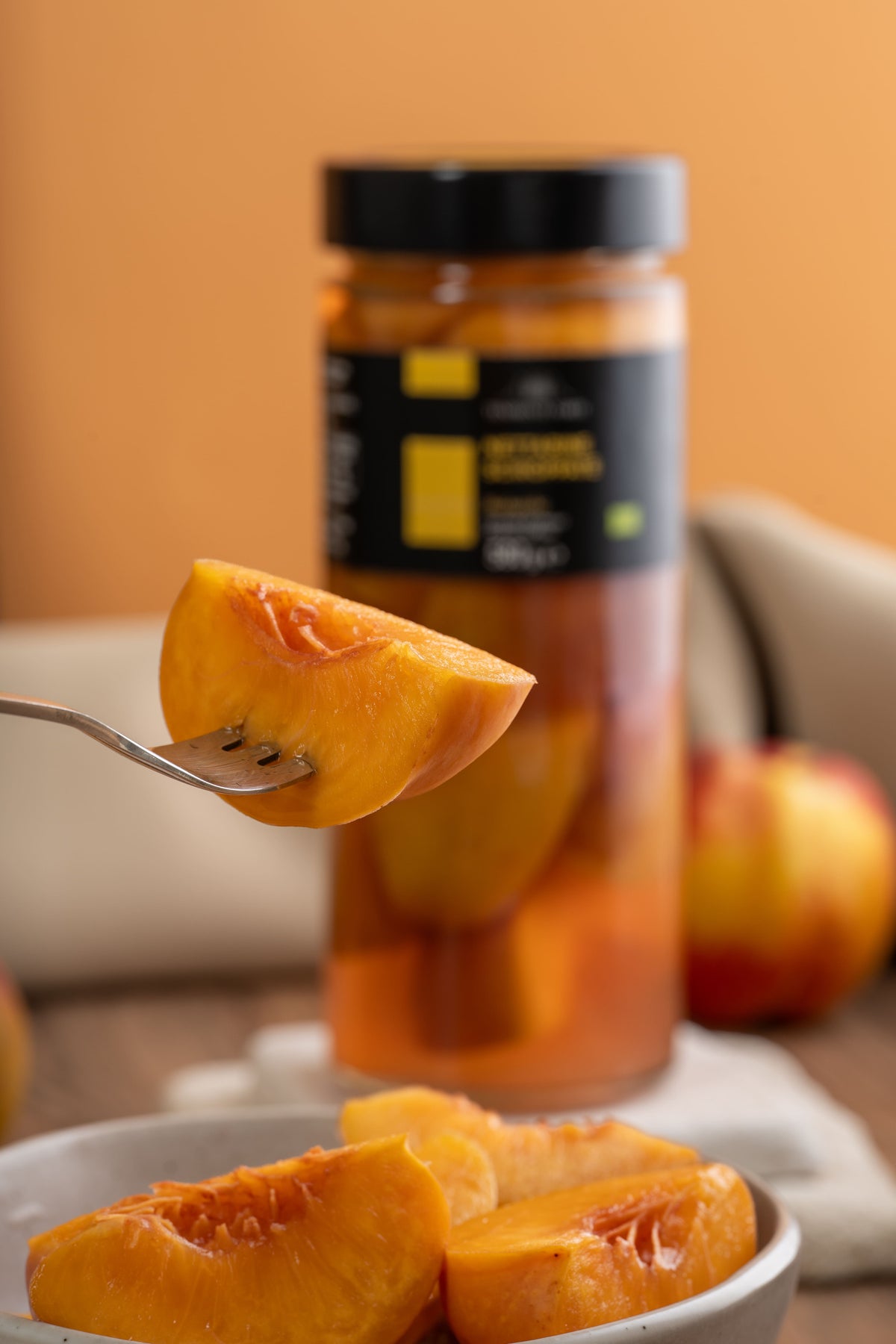 pesche noci sciroppate bio