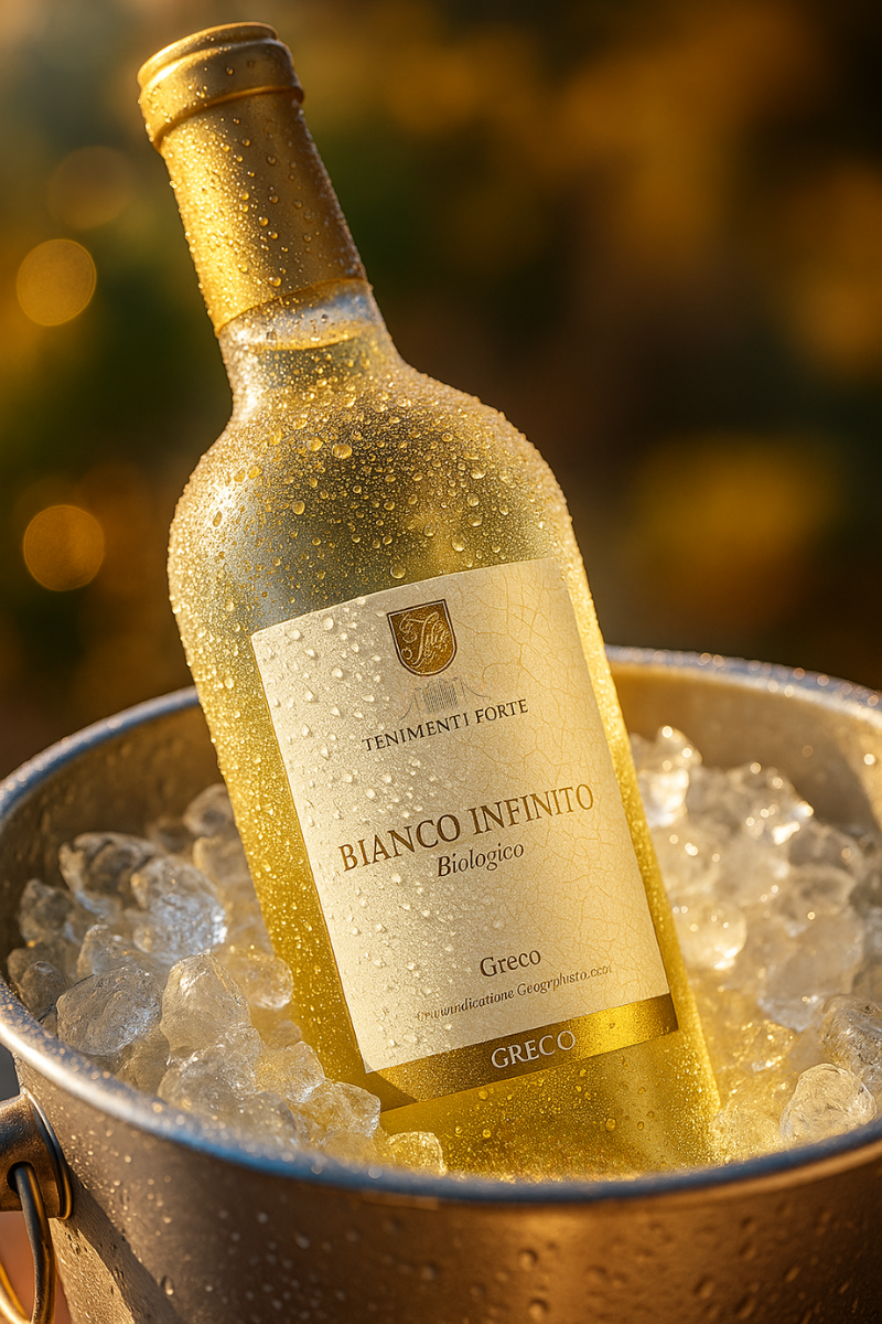Vino Bianco Servito Fresco Puglia