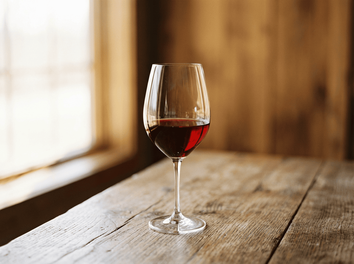 Calice di vino Sergea, purezza ed equilibrio