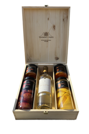 Box Regalo Prodotti Pugliesi Cofanetto in Legno