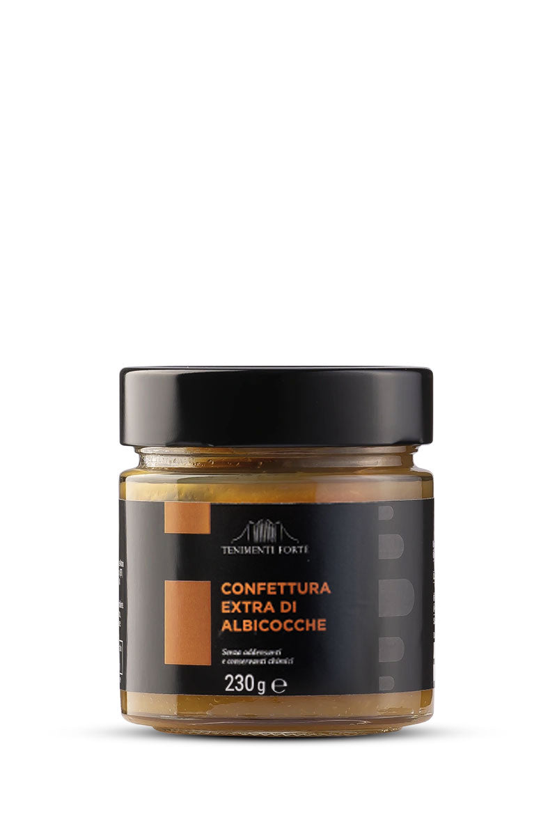 Marmellata Confettura di Albiocche biologiche puglia 120gr di frutta