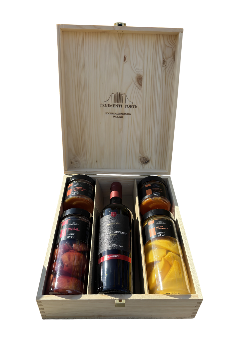 BOX Regalo in Legno - Sapori della Terra