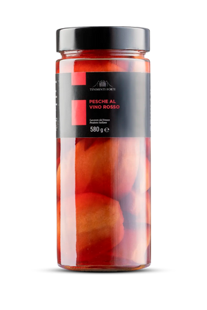 Pesche al vino biologiche
