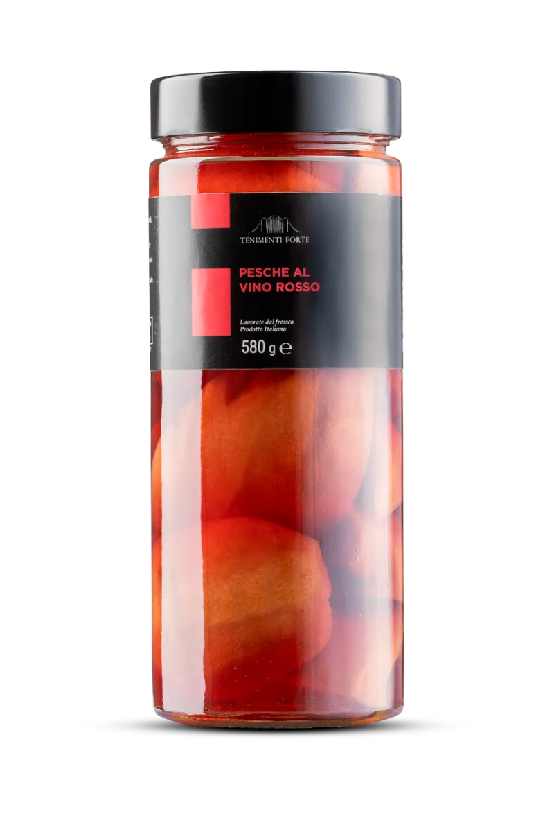 Pesche al vino biologiche